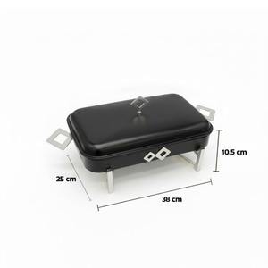 Luxury Stainless Steel Chafing Dish <b>Buffet</b> <b>Food</b> <b>Warmer</b> For Wedding Party Middle East Style Round Hot Pot <b>Server</b> With Rod Stand - Product Image 4