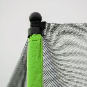 Trampolino Verde da 4,5 m con Canestro da Basket, Gonfiatore e Scala, 6 Nuove Protezioni per Pali di Sicurezza, Giocattoli per Saltare - Product Image 4