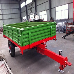 Heavy Duty <b>Farm</b> Hydraulic <b>Trailer</b> with Gear Motor High Productivity Ready Ship Agricultural Transport Multi-Purpose Tipping - Product Image 5