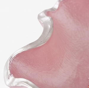 Premium <b>Pink</b> Resin Decorative Bowl With <b>Glitter</b> Touch Handcrafted Sparkle Finish Centerpiece Tray Stylish Table Accent For Home - Product Image 3