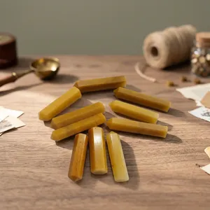 Pierre précieuse artisanale en aventurine jaune pour la guérison par le Reiki, pierre semi-précieuse façonnée pour le Feng Shui, respectueuse de l'environnement - Product Image 2