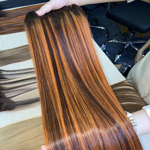 Top1 sin enredos Versátil de nivel superior Durable Hueso suave Liso Sedoso Doble trama Extensiones de cabello vietnamita natural - Product Image 1