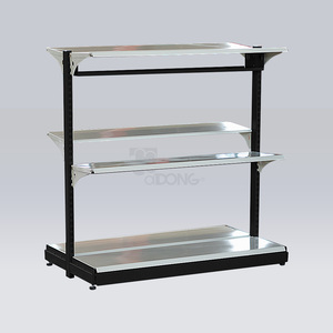 ADONG Heavy Duty Commercial Display <b>Racks</b>-Metal Construction Powder Coated Modern Freestanding Design-OEM Accepted - Product Image 1