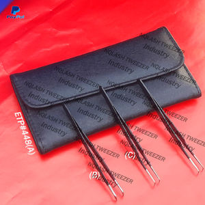 Pince à cils en acier inoxydable rose diamant, applicateur de cils en forme de cœur, pince à cils de haute qualité pour volume - Product Image 6