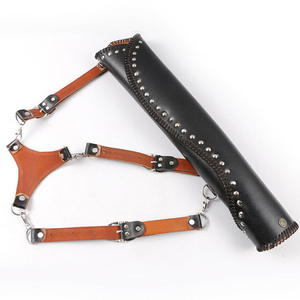Equipo de tiro con arco, cartera de cuero ligera para flechas, cartera de cuero artesanal personalizada al por mayor para adultos - Product Image 4