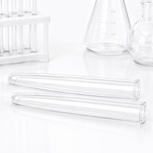Tubos de Centrífuga de Vidrio Borosilicato de 50 ml, Fondo Cónico, para Uso en Laboratorio, 3000 g RCF Máximo, Resistencia al Calor de 150 °C, Transparentes, 50 Unidades - Product Image 2