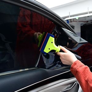 Set di 2 Raschietti in Gomma da 5 Pollici con Manico in Nylon per Rimozione Acqua, Pulizia Vetri, Installazione PPF e Applicazione Pellicole per Finestre - Product Image 3