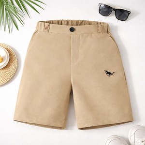 Shorts d'été pour garçons, sur mesure OEM ODM, taille haute, en coton, coupe droite, respirants, séchage rapide, multi-poches - Product Image 4