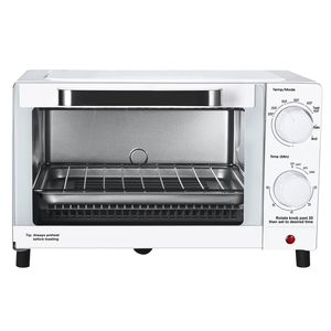Forno tostapane da appoggio a 4 fette con 3 impostazioni, include griglia e teglia, colore bianco artico - Product Image 1