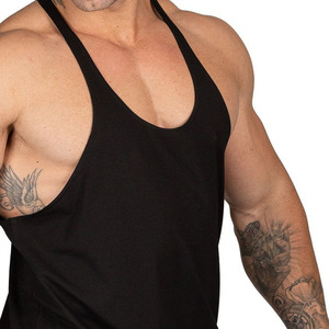 <b>Mens</b> OEM And ODM Stringer <b>Singlet</b> Lightweight Breathable Gym Workout Tank Top <b>for</b> Fitness Training Bodybuilding Sportswear - Product Image 4