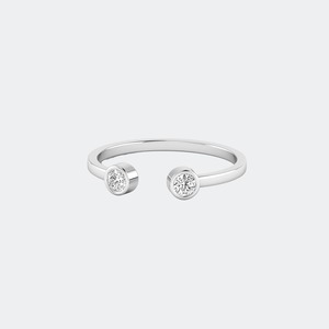 Anillo de Diamante Cultivado en Laboratorio de 0.20 CTW, Corte Brillante Redondo, para Mujer, Plata de Ley 925, Color E F, Claridad VS VVS, Joyería de Lujo, Regalo - Product Image 1