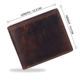 Dompet Kulit Batu Vintage Pendek Pria Terbaru, Perlindungan RFID, Ringan, Tahan Lama, Tempat Kartu Bergaya