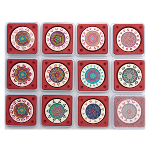 Striker – OSCAR 7,5 mm, meilleure qualité, durable, écologique, multicolore, en plastique, coins arrondis, impression couleur intégrale, pour intérieur - Product Image 5