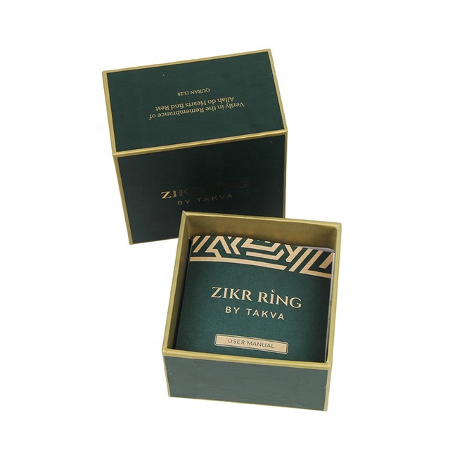 Sinicline Smart Ring Box With Logo Packaging Necklace Bracelet Rings Drawer Paper Jewelry Box Jewelry Packaging Box