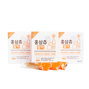 Comprimés de soin dentaire pour chiens NoAh Pet Bio Organic Safe Herbal Fermented Ingredients, à base de ginseng rouge (12 bâtonnets, 84g) - Product Image 3