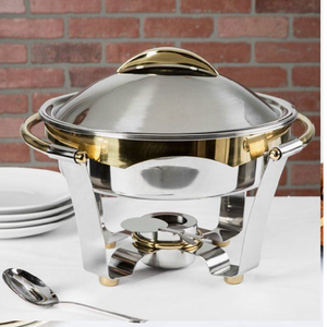 Plat à chafing ovale plaqué or avec un cadre en maille complexe et une insert en verre, disponible à prix de gros. - Product Image 4