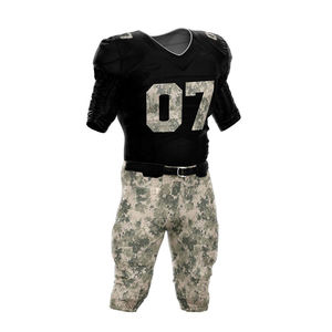 Uniforme de Fútbol Americano Personalizado al por Mayor, Alta Calidad, Superventas, Talla Grande, Técnica de Sublimación, Impreso, Transpirable, Corto - Product Image 3