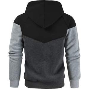 Sweat-shirt à capuche décontracté pour homme, pull élégant en coton chaud pour l'hiver, manches longues - Product Image 3