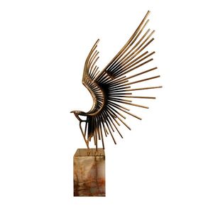 Elegante Escultura de Latón, Adorno Decorativo Artístico para Mesa de Centro, Dormitorio, Sala de Estar y Recepción de Oficina - Product Image 2