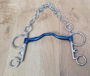 Bocados de acero inoxidable para equitación, para entrenamiento ecuestre, bocado de rienda duradero para control del caballo y equitación cómoda - Product Image 1