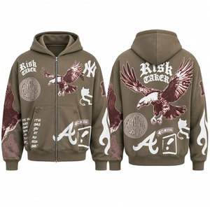 Sudadera con Capucha para Hombre de Gran Personalidad, en Oferta, Fabricada con Felpa, Mezcla de Algodón, Producto de Alta Demanda - Product Image 1