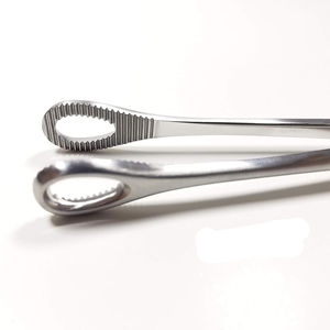 Pince à éponges vétérinaire en acier inoxydable pour usage médical et chirurgical, à mâchoires de préhension manuelle - Product Image 6