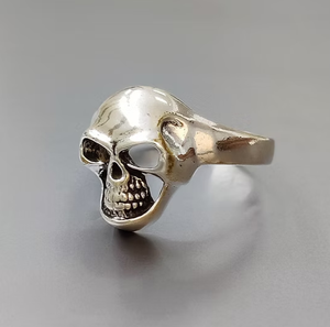 Handmade 925 Sterling <b>Silver</b> Skull <b>Ring</b> - Everyday Wear Jewelry <b>For</b> <b>Men</b> & Women - Product Image 3