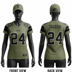 Camiseta de Fútbol Americano para Hombre, 180 GSM, Secado Rápido, 100% Poliéster, Diseño Sólido, Impresión Digital Personalizada, Anti-UV, Transpirable, Manga Corta - Product Image 1