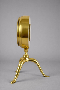Classic Gold Brass <b>Table</b> <b>Clock</b> with Roman Numeral Dial Vintage Desktop Timepiece Elegant Office Home Decor - Product Image 5