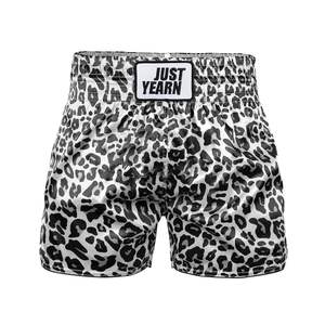 Pantalones Cortos de Muay Thai para Hombre, Estampado de Rayo, Cintura Elástica, para Gimnasio, Entrenamiento, Kickboxing, Ligeros - Product Image 3