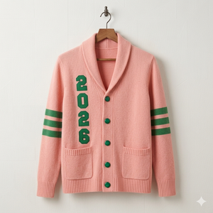 Fabricant OEM ODM personnalisé de pulls pour femmes, pulls en tricot, pulls de sororité rose et vert, pulls aztèques pour femmes - Product Image 4
