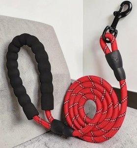 Premium Eco-Friendly Adjustable <b>Dog</b> <b>Leash</b> for <b>Dogs</b> Heavy Duty Cotton Walking Lead with Modern Comfortable Handle - Product Image 1