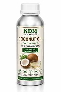 Aceite de coco prensado en frío 100% puro y natural para el cuidado del cabello y masajes, para todo tipo de piel, de KDM Enterprises - Product Image 3