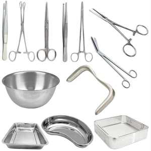 Kit de Suture Chirurgical en Acier Inoxydable pour Pansements, Tailles Assorties, Instruments Orthopédiques pour Médecins et Infirmières par Dentavex - Product Image 1