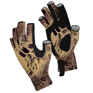 Guantes de Pesca con Logotipo Personalizado OEM, Venta al por Mayor de Fábrica, Guantes de Pesca para Exteriores sin Dedos, Protección UV, Agarre de Alto Rendimiento - Product Image 1