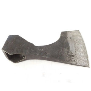 Burraq Hachette de fendage Tomahawk en acier Damas, qualité supérieure, faite main, avec étui en cuir, pour le camping, cadeau pour papa, usage industriel - Product Image 2