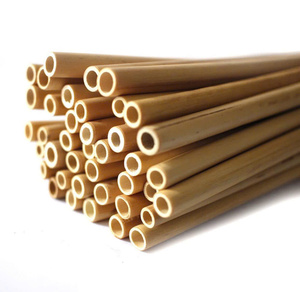 Pailles à boire réutilisables en bambou naturel, écologiques, faites à la main, biodégradables, sans plastique, pour cafés, bars, hôtels, OEM - Product Image 1