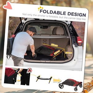 Trasportini per Animali Domestici: Passeggino per Cani per un Trasporto Facile - Product Image 4