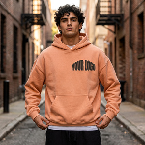 Sudadera con Capucha Extra Grande para Hombre, de Algodón Grueso, Estilo Urbano, Informal, a la Moda - Product Image 2