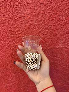 Vase en verre coquillage pour décoration de table de mariage, centre de table pour événements sur le thème de la plage, aménagement de restaurants et hôtels au style côtier - Product Image 4