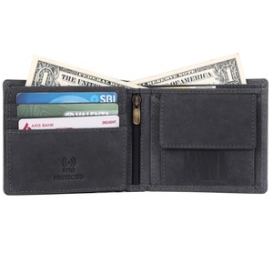 Premium Quality Mens Leather <b>Wallet</b> Purse with Secure Card Storage Soft Genuine Leather for Business and <b>Travel</b> Use For Sale - Product Image 2