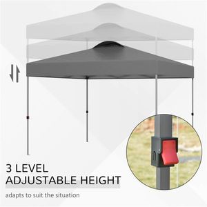 Tenda Pop-up con Gambe Inclinabili per Spiaggia, Design Pratico con Tettoia - Product Image 5