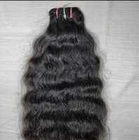 Cheveux humains bouclés 100% vierges, cheveux indiens, simple trame, 34 pouces, vente en gros, tissage de cheveux, double trame, pour machine