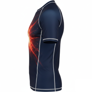 Rashguard sublimé premium pour hommes, femmes et enfants, MMA, BJJ, Jiu-Jitsu, entraînement sans kimono, t-shirt de compression durable, sur mesure, vente en gros - Product Image 3