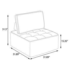 Dark Gray Linen <b>Wooden</b> Frame <b>Sofa</b> Versatile & Customizable for Small Apartment Living Room Needs - Product Image 6