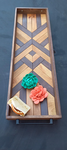 Bandeja de Madera Sostenible con Acabado Aceitado para Servir Postres, Perfecta para Servir Fideos, Tazones, Tazas, Forma Rectangular - Product Image 4