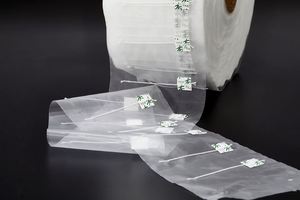 Material de filtro de malla de nailon WOOSHIN FA&T PA con cordón, especificación 190 para bolsitas de té piramidales - Product Image 3