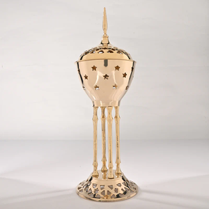 Quemador de Incienso Portátil de Latón, Ecológico, Tradicional, Decorativo, para Meditación y Oración - Product Image 3