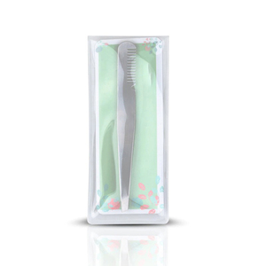 Pinzas para Cejas con Cepillo y Peine, de Acero Inoxidable, para Extensión de Pestañas y Clip para Párpados Dobles, Precio al por Mayor - Product Image 2