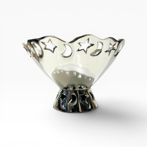 Hammered Silver Decorative Round Metal <b>Chocolate</b> Bowl Customizable <b>Chocolate</b> Accessories Supplier Custom Sizes Color Available - Product Image 3